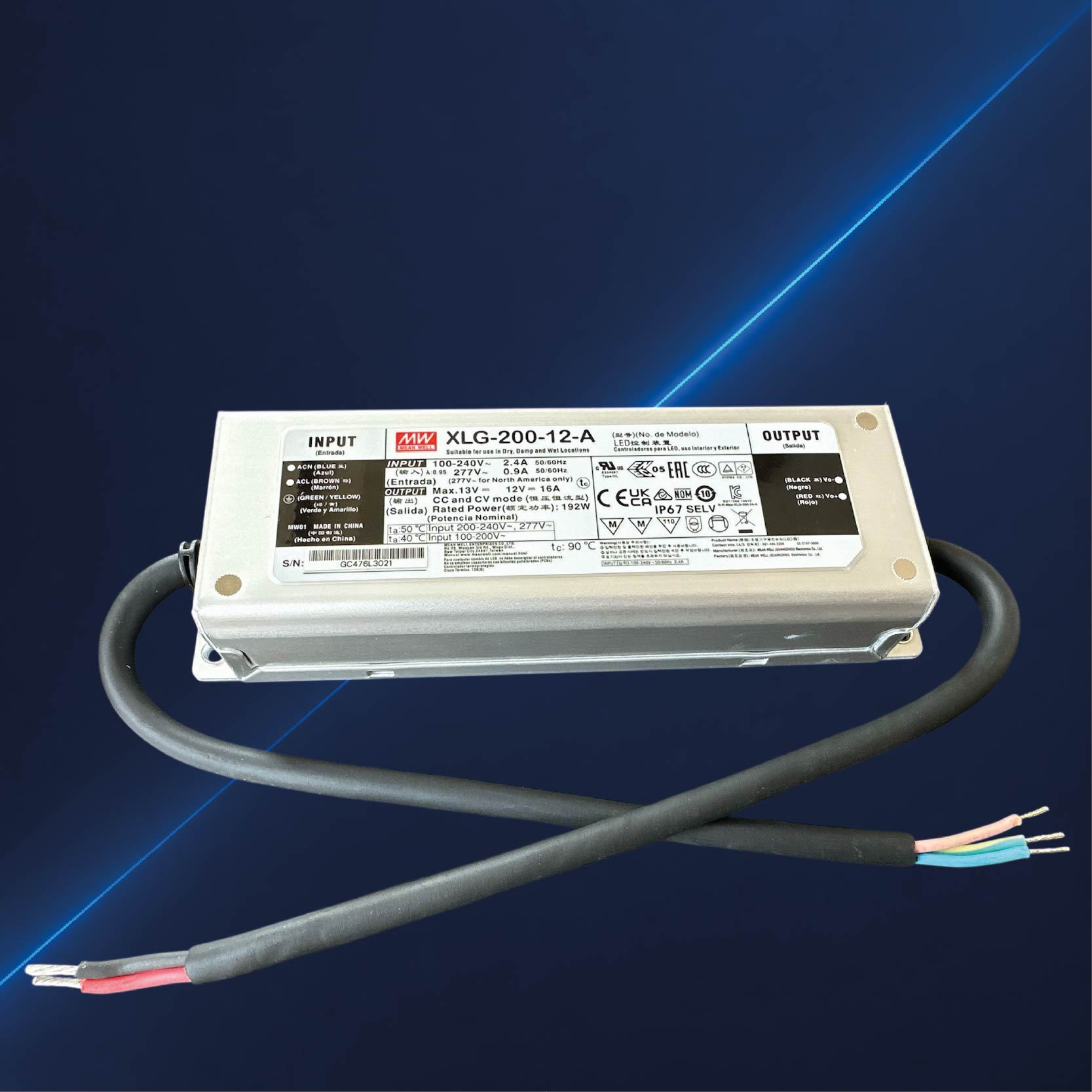 MEAN WELL - XLG (12/24V/CC)