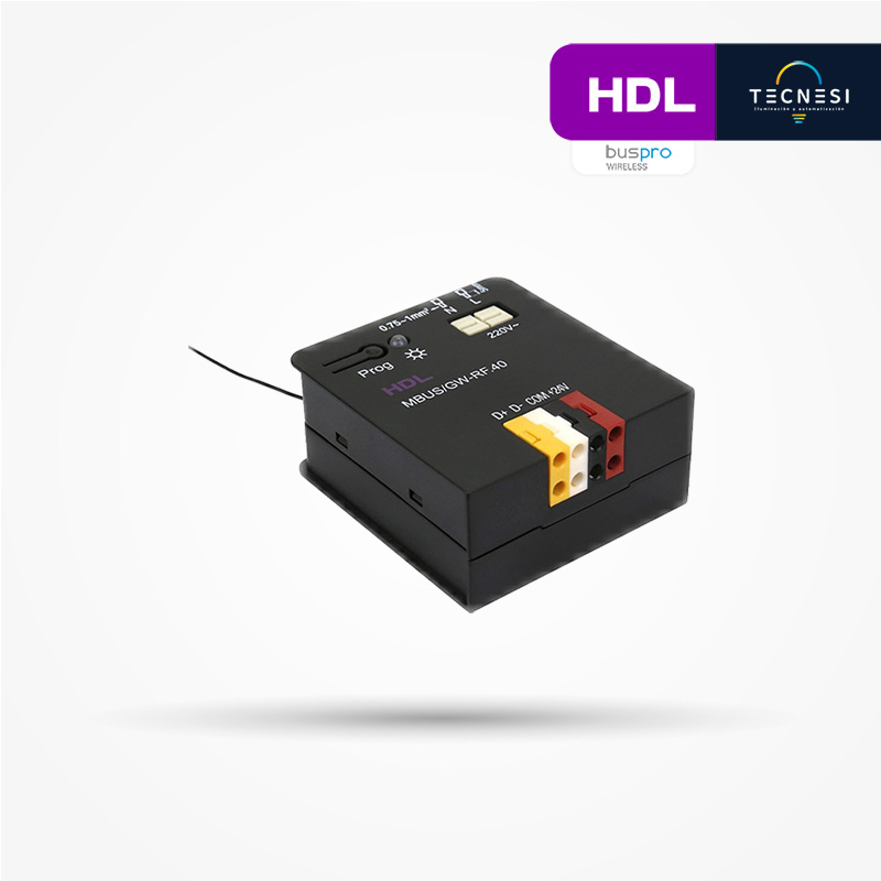 HDL-MBUS-GW-RF.40: Puerta de enlace inalámbrica Buspro/Wireless
