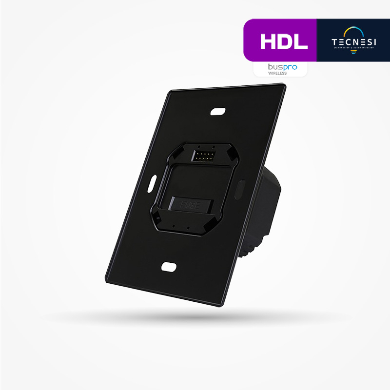 HDL-MPWPIR01T.16-A: Alimentación para panel inteligente inalámbrico 220V. 1CH de Relé, con Sensor de Temperatura. Tamaño US