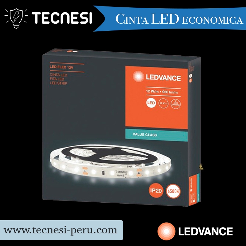 7014736 - LEDVANCE - Cinta LED interior ECOFLEX 12W/865 12V IP20 950LM/M (6500K)