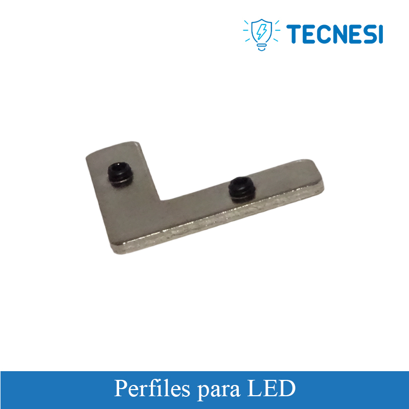 Accesorio - Unión fija 90° tipo L horizontal (para TEC-LS5270, TEC-LS3535, TEC-LS5035).
