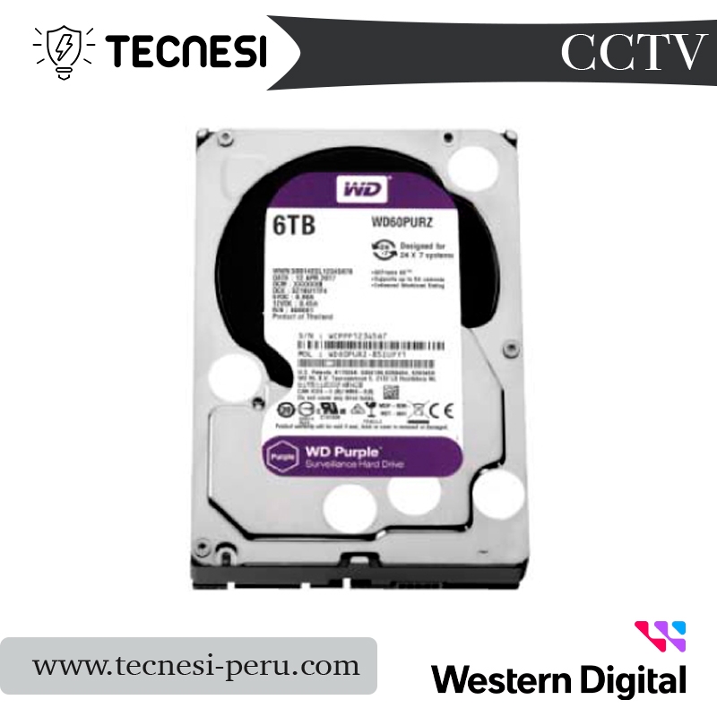 SE-HDD6TB: Disco duro purple WD 6tb sata
