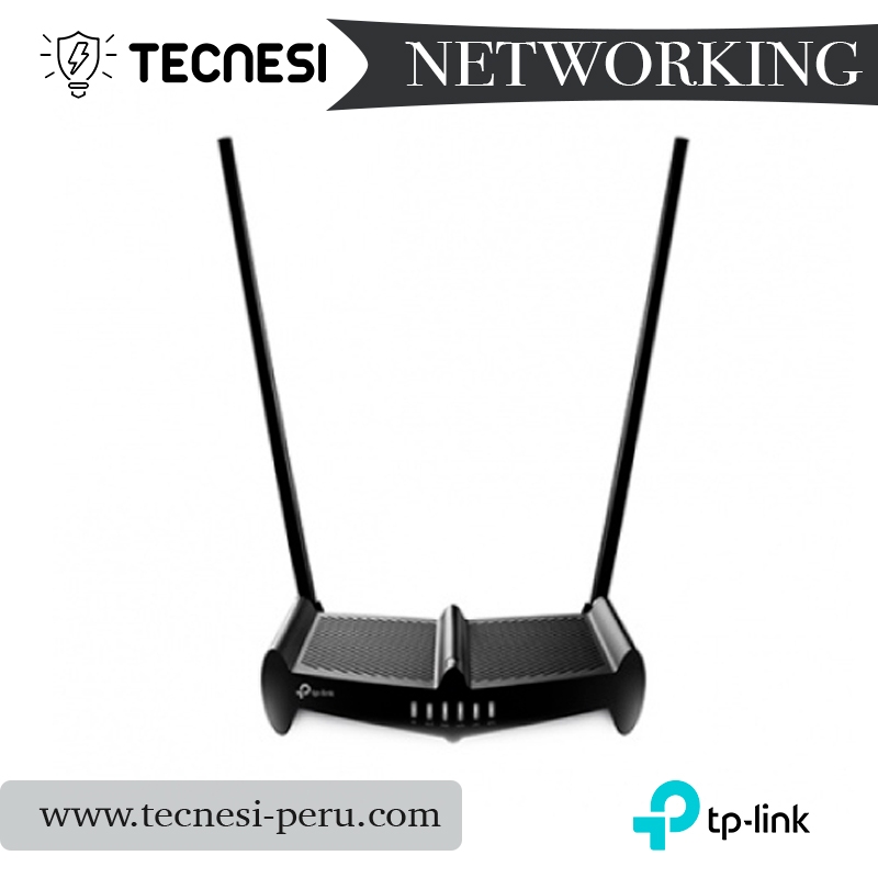 TP-TL-WR841HP: Router high power 300mbps 2.4GHZ 2 antenas - rompe muros