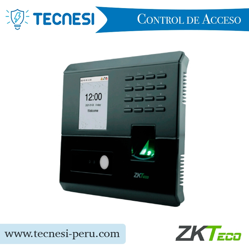 ZK-MB10-VL: Control de Acceso facial y huella